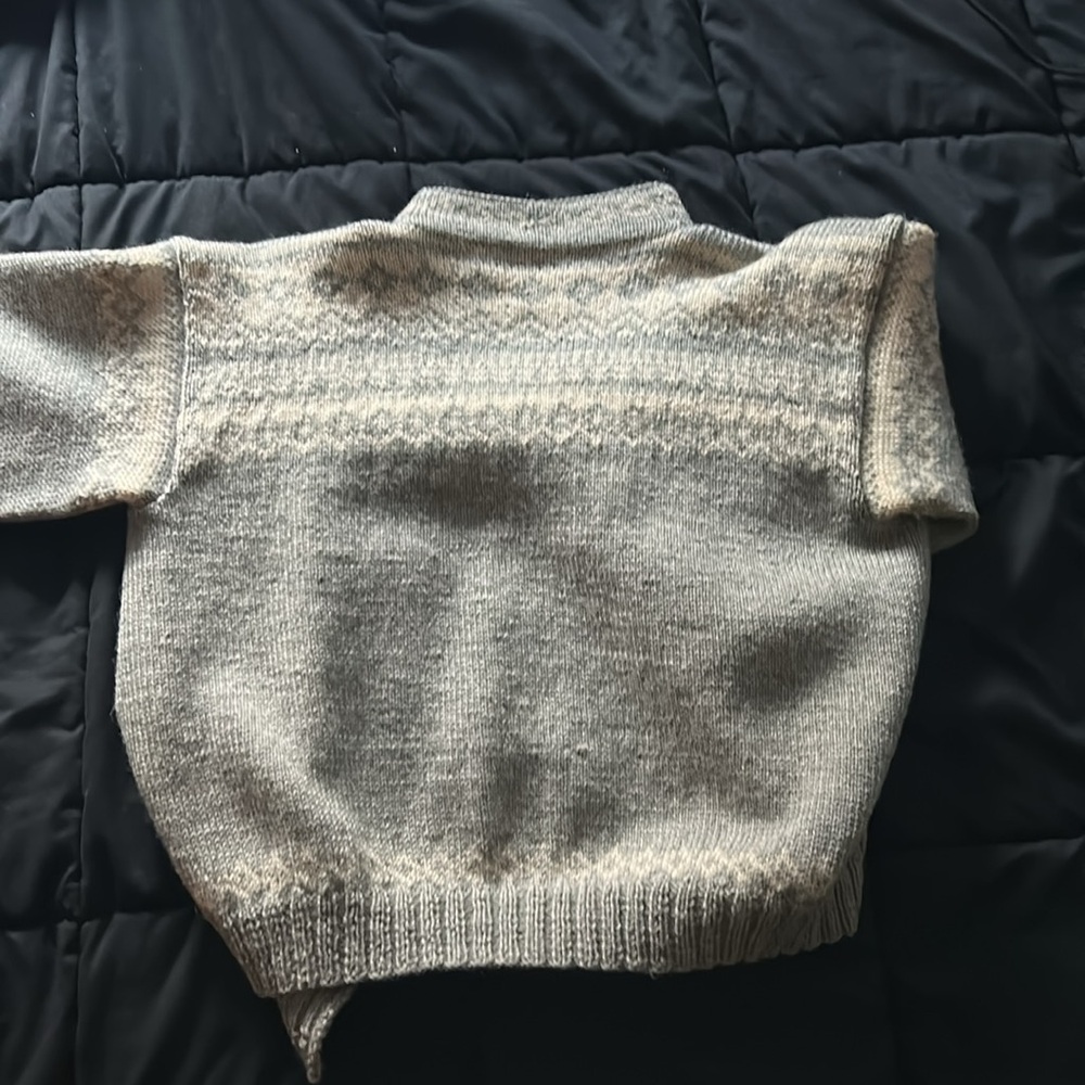 Vintage Norwegian Wool Cardigan - Picture 2 of 8